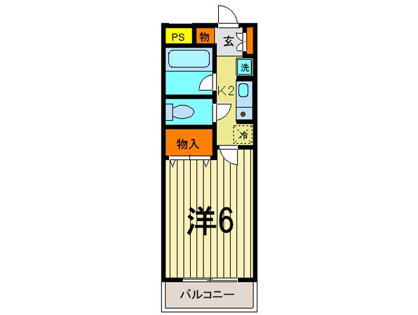 Ｋハイツの物件間取画像